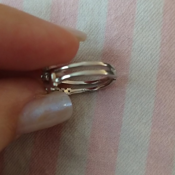 Sterling Silver cz Butterfly ring - Picture 6 of 6